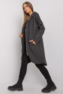 Bluza Damska Model RV-BL-4858-1.99P Grafit - Rue Paris Rue Paris