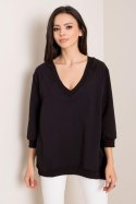 Bluza Damska Model RV-BL-5676.09 Black - Rue Paris Rue Paris
