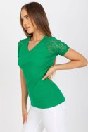 Bluzka Model RV-BZ-7986.74 Green - Rue Paris Rue Paris