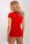 Bluzka Model RV-TS-5636.18 Red - Rue Paris Rue Paris