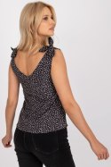 Koszulka Top Model WN-TP-1335.63P Black/Beige - Rue Paris Rue Paris