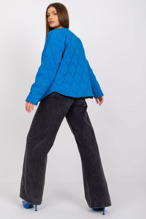 Kurtka Damska Model RV-KR-002.00P Dark Blue - Rue Paris Rue Paris Kurtka Damska Model RV-KR-002.00P Dark Blue - Rue Paris Rue Paris