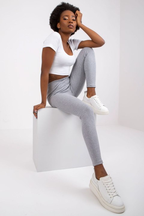 Legginsy Model RV-LG-7533.08 Grey - Rue Paris Rue Paris Legginsy Model RV-LG-7533.08 Grey - Rue Paris Rue Paris