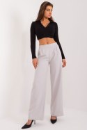 Spodnie Damskie Model WN-SP-8247.65 Light Grey - Rue Paris Rue Paris