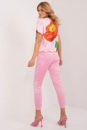 Spodnie Komplet Model DHJ-KMPL-8899-1.04 Light Pink - Rue Paris Rue Paris