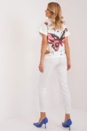Spodnie Komplet Model DHJ-KMPL-8899.17 Ecru - Rue Paris Rue Paris