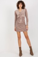 Sukienka Model RP-SK-8157.07 Dark Beige - Rue Paris Rue Paris