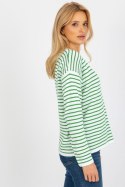 Sweter Damski Model LC-SW-6006.22 White/Green - Rue Paris Rue Paris