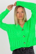 Sweter Damski Model LC-SW-8022.04P Fluo Green - Rue Paris Rue Paris