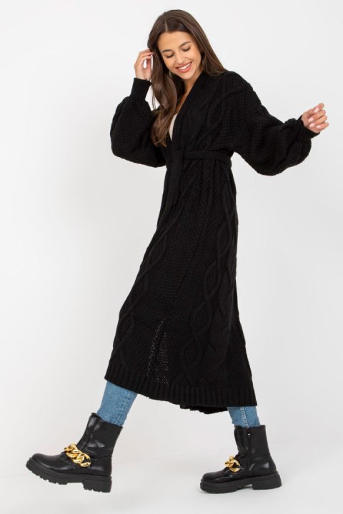 Sweter Kardigan Model LC-SW-8020.16P Black - Rue Paris Rue Paris