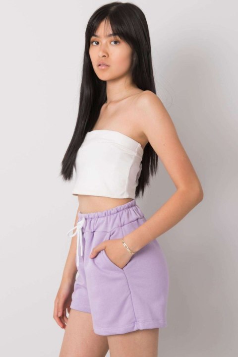 Szorty Damskie Model RV-SN-6700.20X Light Violet - Rue Paris Rue Paris Szorty Damskie Model RV-SN-6700.20X Light Violet - Rue Paris Rue Paris