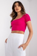 T-shirt Damski model RV-TS-7538.12P Fuksja - Rue Paris Rue Paris