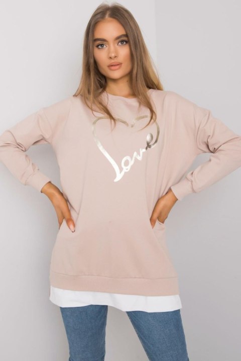 Tunika Model RV-TU-7258.40P Beige - Rue Paris Rue Paris Tunika Model RV-TU-7258.40P Beige - Rue Paris Rue Paris