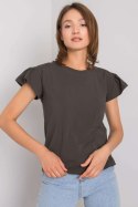 Bluzka Model RV-BZ-6724.69 Dark Khaki - Rue Paris Rue Paris