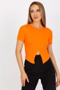 Bluzka Model RV-BZ-8004.62 Orange - Rue Paris Rue Paris