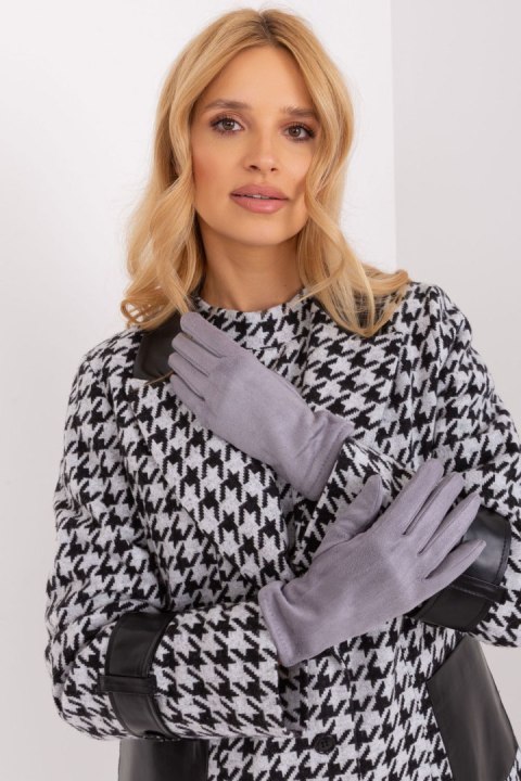 Rękawiczki Model AT-RK-2370.99 Grey - AT AT Rękawiczki Model AT-RK-2370.99 Grey - AT AT