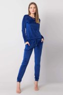 Spodnie Komplet Model RV-KMPL-6083.05 Cobalt - Rue Paris Rue Paris