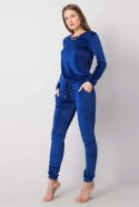 Spodnie Komplet Model RV-KMPL-6083.05 Cobalt - Rue Paris Rue Paris