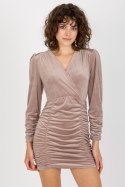 Sukienka Model RP-SK-8199.01 Dark Beige - Rue Paris Rue Paris