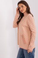 Sweter Damski Model AT-SW-2341.00P Brzoskwinia - AT AT