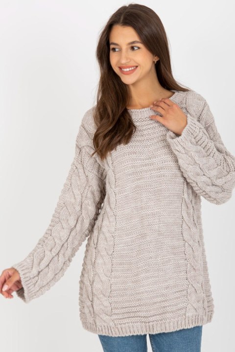 Sweter Damski Model LC-SW-8044.06X Light Beige - Rue Paris Rue Paris
