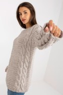 Sweter Damski Model LC-SW-8044.06X Light Beige - Rue Paris Rue Paris