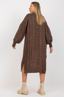 Sweter Kardigan Model LC-SW-8032.34P Brown - Rue Paris Rue Paris