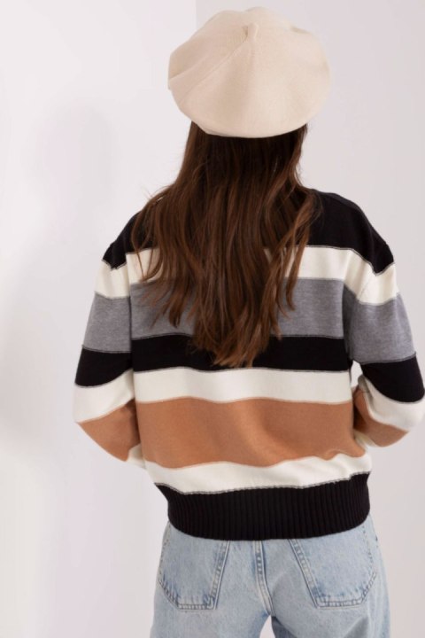 Beret Model AT-CZ-231305.82P Light Beige - AT AT Beret Model AT-CZ-231305.82P Light Beige - AT AT