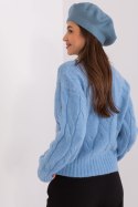Beret Model AT-CZ-231305.85P Grey/Blue - AT AT