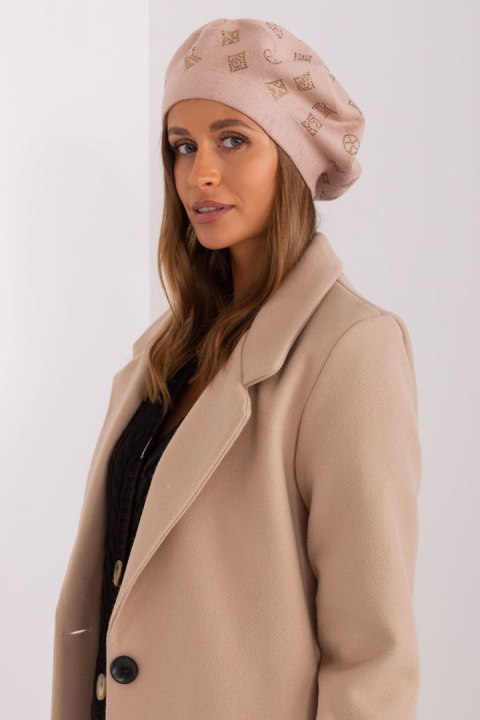 Beret Model AT-CZ-2318.30 Beige - AT AT Beret Model AT-CZ-2318.30 Beige - AT AT