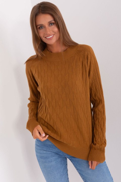 Sweter Damski Model AT-SW-2326.37X Light Brown - AT AT