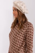 Beret Model AT-CZ-2318.26 Light Beige - AT AT Beret Model AT-CZ-2318.26 Light Beige - AT AT