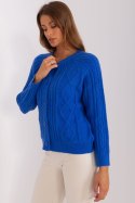 Sweter Damski Model AT-SW-2346-2.99P Cobalt - AT AT