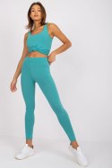 Legginsy Model AP-LG-A-002 Turkus - BFG BFG