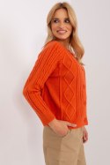 Sweter Damski Model AT-SW-2346-2.99P Orange - AT AT