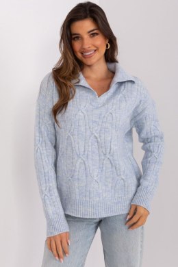 Sweter Damski Model AT-SW-2349-2.27 Light Blue - AT AT
