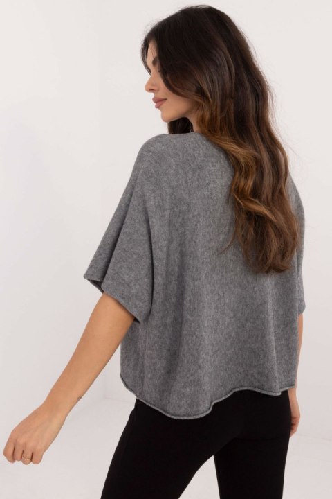 Sweter Damski Model IT-SW-0811.82P Dark Grey - BFG BFG Sweter Damski Model IT-SW-0811.82P Dark Grey - BFG BFG