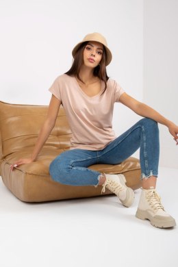 T-shirt Damski Model B-014.43 Beige - BFG BFG