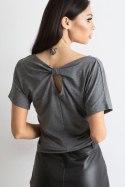 T-shirt Damski Model RV-TS-4693.11 Dark Grey - BFG BFG