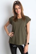 T-shirt Damski Model RV-TS-4833.36P Khaki - BFG BFG