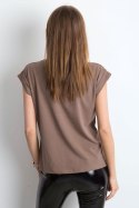 T-shirt Damski Model RV-TS-4833.69P Brown - BFG BFG