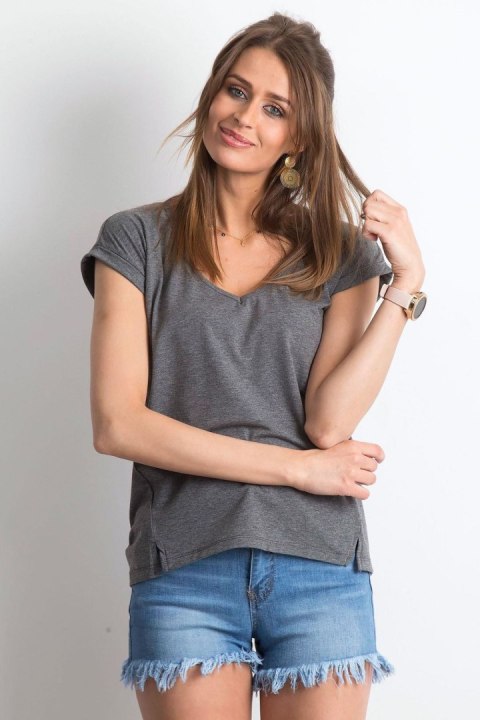 T-shirt Damski Model RV-TS-4839.62P Dark Grey - BFG BFG