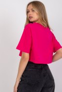 T-shirt Damski Model RV-TS-7541.06 Fuksja - BFG BFG T-shirt Damski Model RV-TS-7541.06 Fuksja - BFG BFG