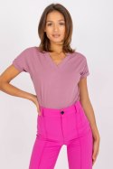T-shirt Damski Model RV-TS-7666.19 Dark Pink - BFG BFG