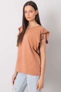 Bluzka Model FA-BZ-7063.53P Camel - Fancy Fancy