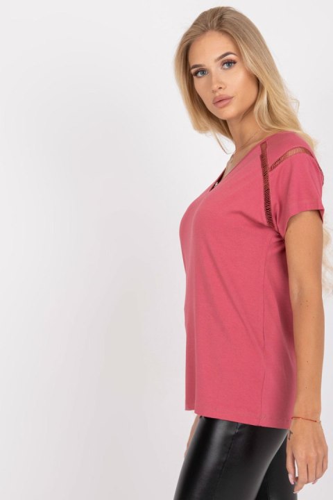 Bluzka Model FA-BZ-7237.40P Dark Pink - Fancy Fancy Bluzka Model FA-BZ-7237.40P Dark Pink - Fancy Fancy