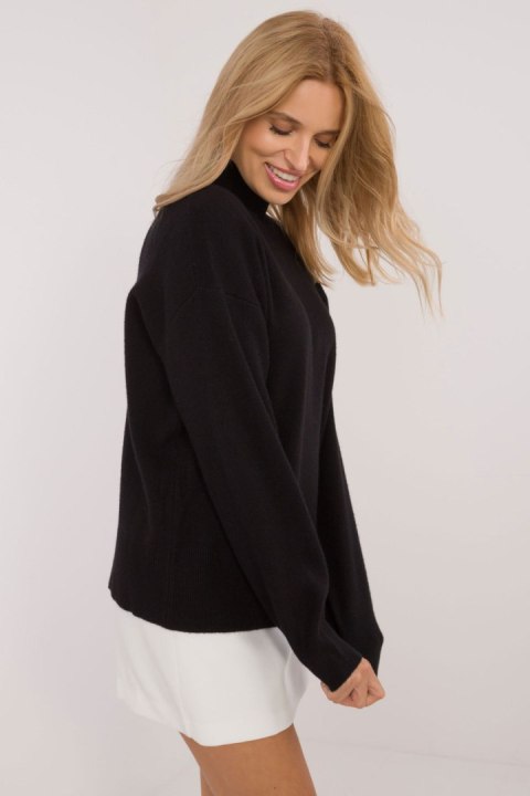 Sweter Damski Model D93111AD90910A3 Black - Sublevel Sublevel Sweter Damski Model D93111AD90910A3 Black - Sublevel Sublevel