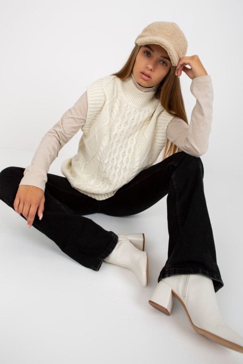 Sweter Model D90027Z90816A1 White - Sublevel Sublevel Sweter Model D90027Z90816A1 White - Sublevel Sublevel