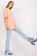 T-shirt Damski Model FA-TS-7733.91P Brzoskwinia - Fancy Fancy