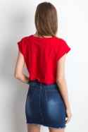 T-shirt Damski Model RV-TS-4833.01P Red - BFG BFG
